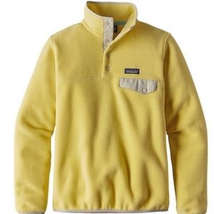 Yellow Patagonia Fleece Button Up